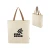 Custom Logo Larchmont 9 oz. Recycled Cotton Tote Bag - 16