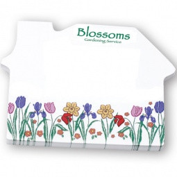 Souvenir® Custom Sticky Notes - House - 25 Sheets - 3.75"w x 2.75"h