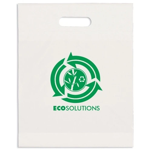 Recycled Promotional Plastic Bag - 12"w x 15"h x 3"d