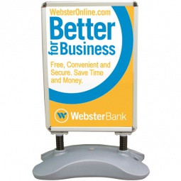 Indoor/Outdoor Custom Poster Display - 31"w x 46"h x 20"d