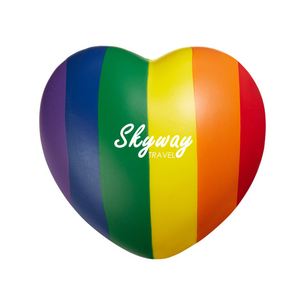 b.free Rainbow Heart Custom Stress Reliever