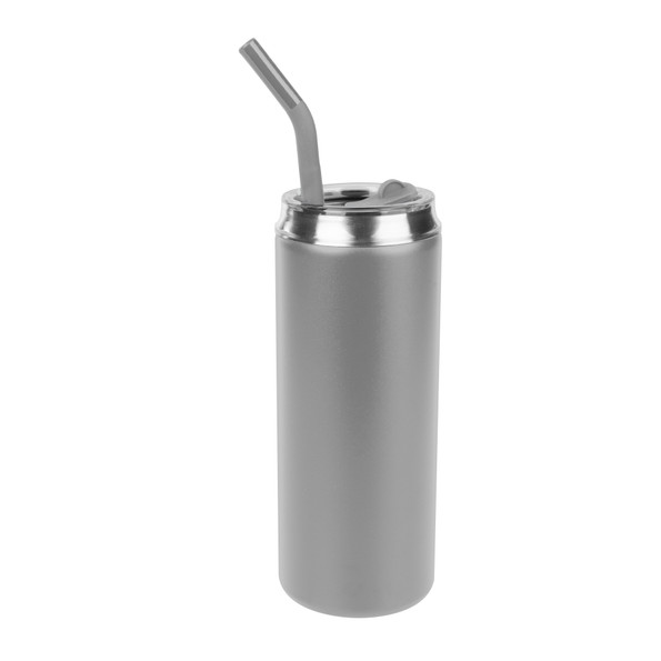 Custom Logo Stainless Steel Can-Shaped Tumbler - 20 oz.