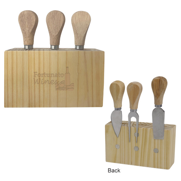 3-Piece Promo Cheese Cutlery Set
