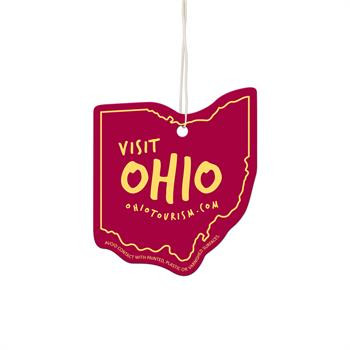 State-Shaped Custom Air Freshener