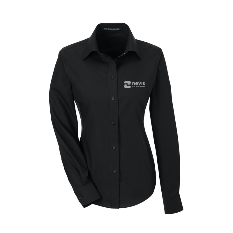 womens black dress shirts Womens Amelie Shirt Dress Black