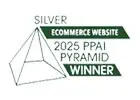 PPAI Pyramid Award Silver Winner, Ecommerce Website, 2025 logo