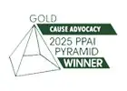 PPAI Pyramid Award Gold Winner, Cause Advocacy, 2025 logo