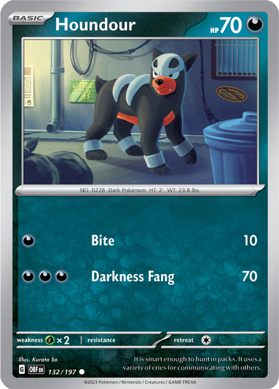 SV03132/197 Houndour (Reverse Holo)