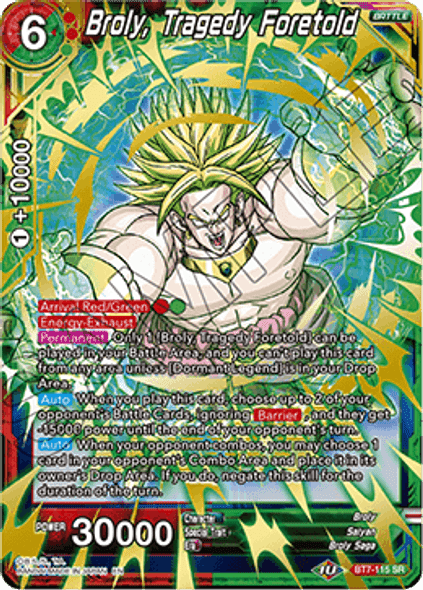 BT7-115: Broly, Tragedy Foretold