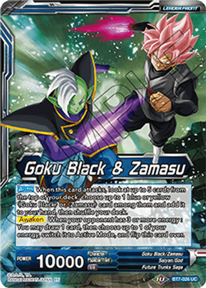 BT7-026: Goku Black & Zamasu // Fused Zamasu, Supreme Strike (Foil)