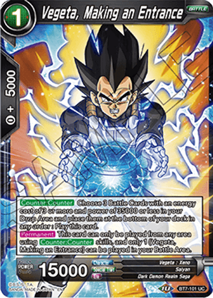 BT7-101: Vegeta, Making an Entrance (Foil)