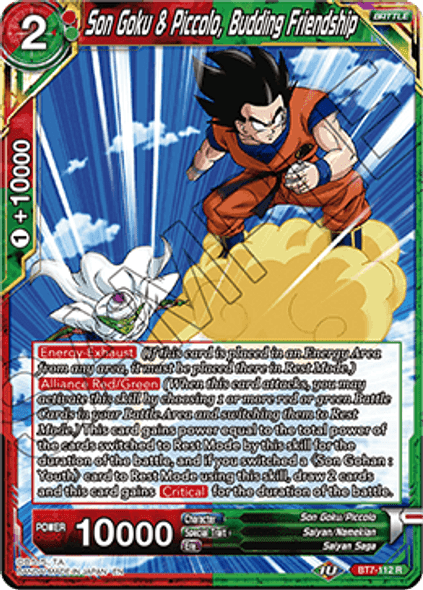 BT7-112: Son Goku & Piccolo, Budding Friendship (Foil)