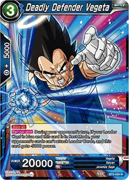 BT5-034: Deadly Defender Vegeta