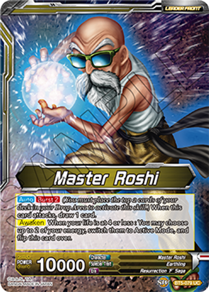 BT5-079: Master Roshi // Max Power Master Roshi