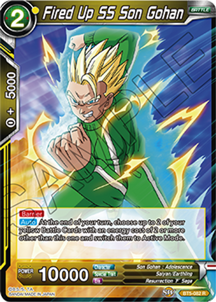 BT5-082: Fired Up SS Son Gohan