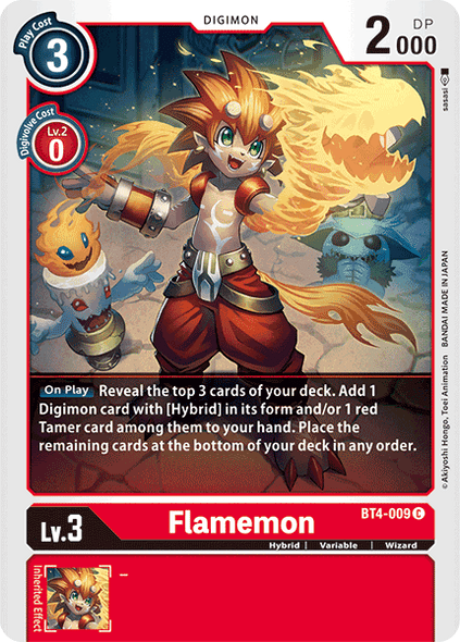 BT4-009: Flamemon