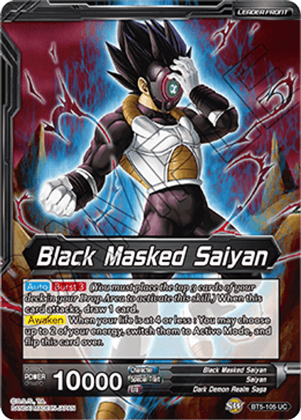 BT5-105: Black Masked Saiyan // Powerthirst Black Masked Saiyan