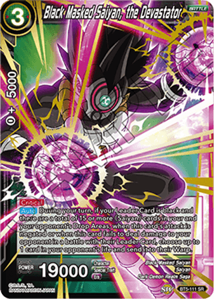 BT5-111: Black Masked Saiyan, the Devastator