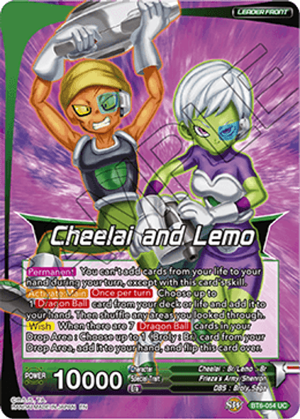 BT6-054: Cheelai and Lemo // Cheelai and Lemo, the Kindhearted