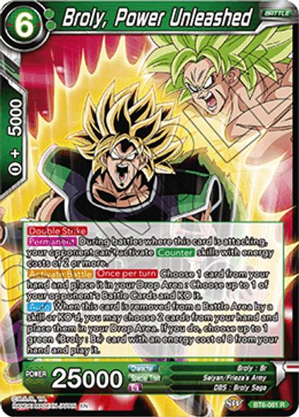 BT6-061: Broly, Power Unleashed