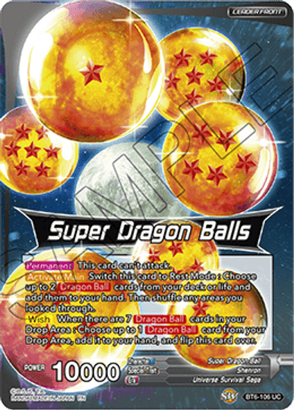 BT6-106: Super Dragon Balls // Super Shenron, the Almighty