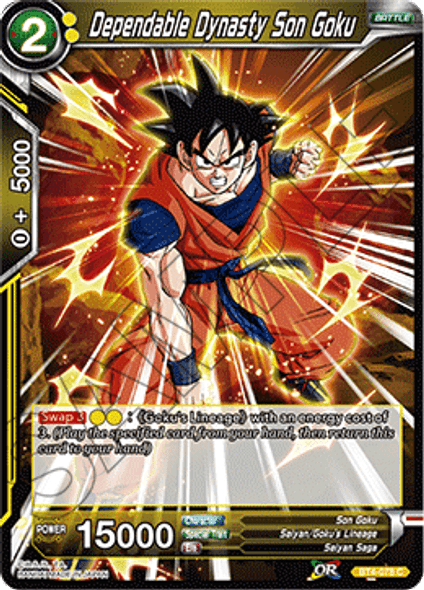 BT4-078: Dependable Dynasty Son Goku