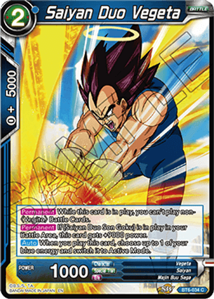 BT6-034: Saiyan Duo Vegeta (Foil)