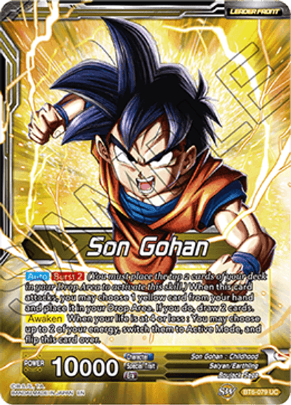 BT6-079: Son Gohan // Untapped Power SS2 Son Gohan (Foil)