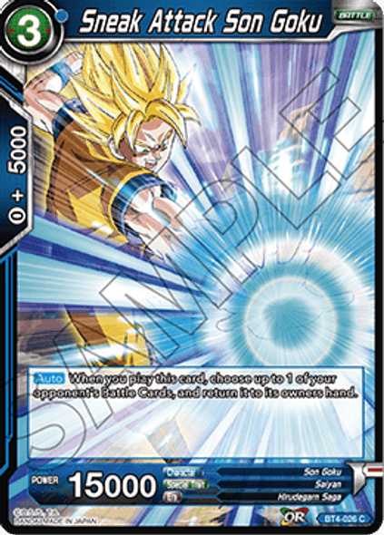 BT4-026: Sneak Attack Son Goku (Foil)