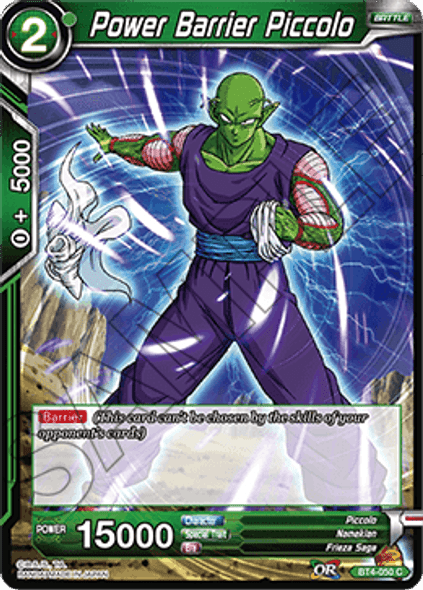 BT4-050: Power Barrier Piccolo (Foil)