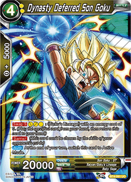 BT4-081: Dynasty Deferred Son Goku (Foil)