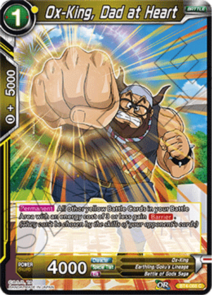BT4-088: Ox-King, Dad at Heart (Foil)