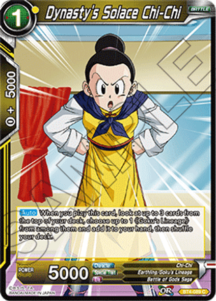 BT4-089: Dynasty's Solace Chi-Chi (Foil)