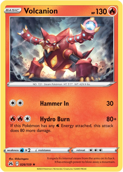 CZ-026/159: Volcanion  (Reverse Holo)