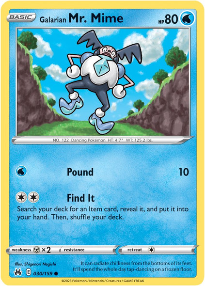 CZ-030/159: Galarian Mr. Mime (Reverse Holo)