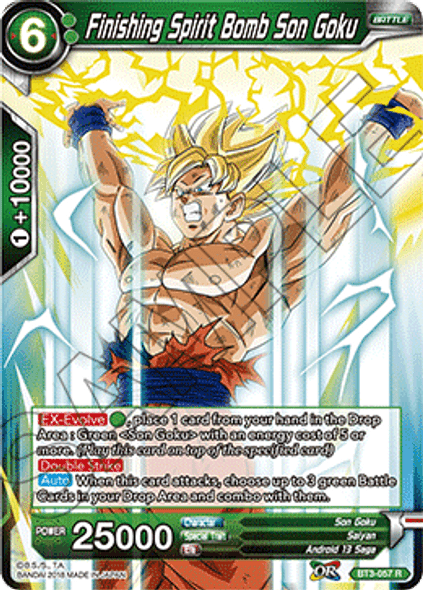BT3-057: Finishing Spirit Bomb Son Goku