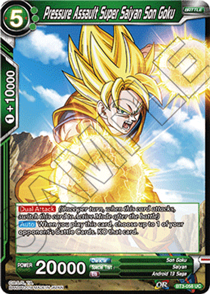 BT3-058: Pressure Assault Super Saiyan Son Goku