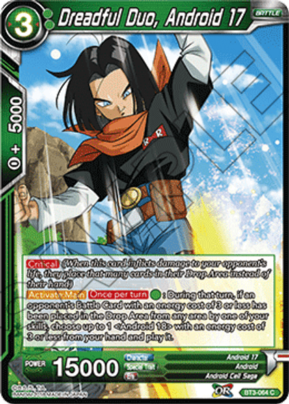 BT3-064: Dreadful Duo, Android 17