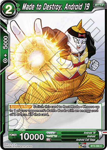 BT3-066: Made to Destroy, Android 19