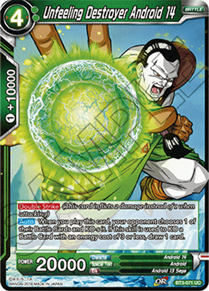 BT3-071: Unfeeling Destroyer Android 14