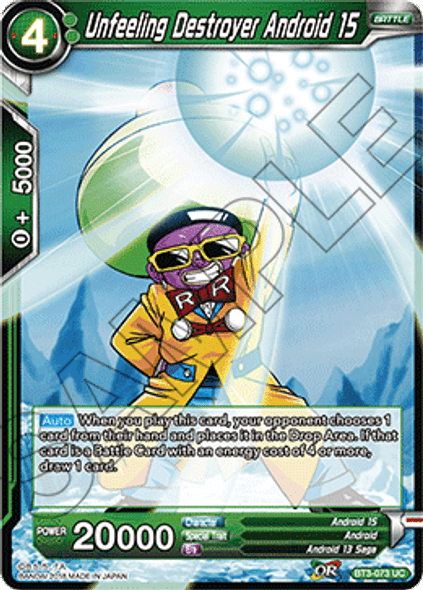 BT3-073: Unfeeling Destroyer Android 15