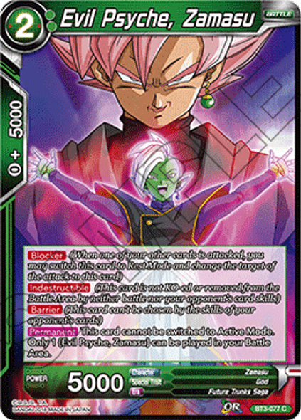 BT3-077: Evil Psyche, Zamasu