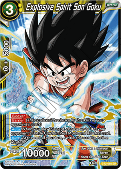 BT3-088: Explosive Spirit Son Goku