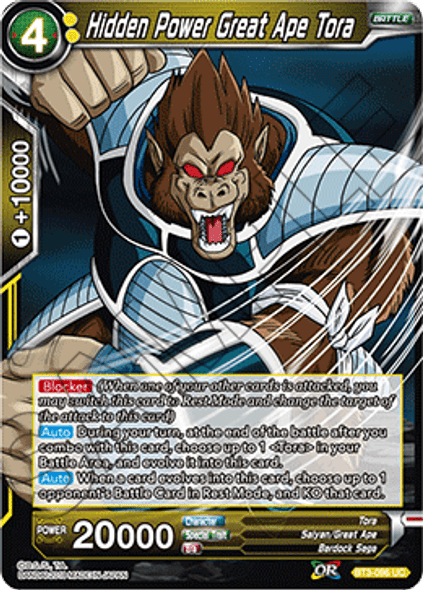 BT3-096: Hidden Power Great Ape Tora