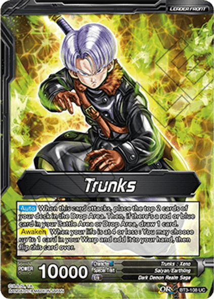 BT3-108: Trunks // Super Saiyan Trunks, Protector of Time