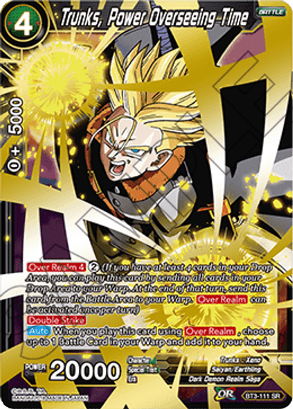 BT3-111: Trunks, Power Overseeing Time