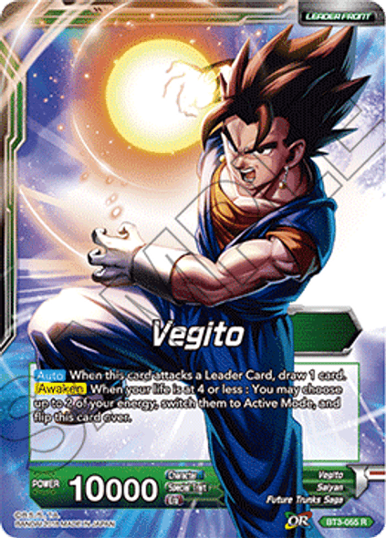 BT3-055: Vegito // Going All In, SSB Vegito (Foil)