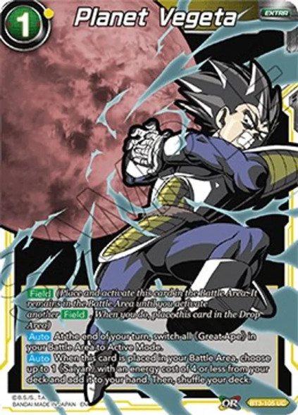 BT3-105: Planet Vegeta (Alternate Art)