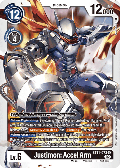 BT11-073: Justimon: Accel Arm