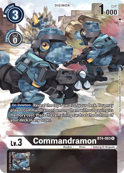 BT4-063: Commandramon (Campaign Rare)